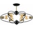 Потолочная люстра Arte Lamp GLASGOW A1963PL-6BK 1