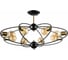 Потолочная люстра Arte Lamp GLASGOW A1963PL-8BK 1