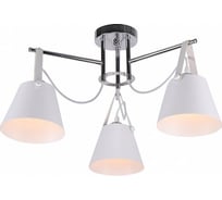 Люстра IMEX потолочная MD. 1190-3-S CH+WH