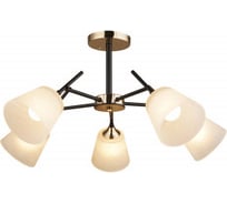 Люстра IMEX потолочная MD. 1253-5-S BK+FGD