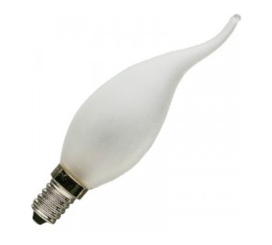 Лампа FL-LED DECOR С35 FLAME FR 40W E14 230V FOTON_LIGHTING - свеча на ветру матовая 606006