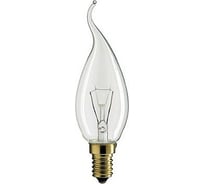 Лампа FL-LED DECOR С35 FLAME CL 60W E14 230V FOTON_LIGHTING - свеча на ветру прозрачная 605986