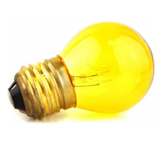 Лампа FL-LED DECOR P45 CL 10W E27 YELLOW 230V FOTON_LIGHTING - 605948