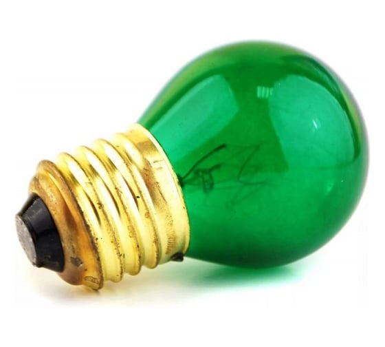Лампа FL-LED DECOR P45 CL 10W E27 GREEN 230V FOTON_LIGHTING - 605924