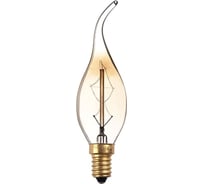 Лампа FL-LED FL-Vintage C35 40W E14 220В 35x118мм FOTON_LIGHTING - ретро накаливания свеча на ветру 605832