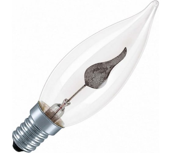 Лампа FL-LED DECOR FLICKER CA32 3W CL E14 230V FOTON_LIGHTING - мерцающий огонь d=32 l=104 605955 1