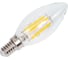 Лампа FL-LED Filament C35 6W Dim E14 3000К 220V 600Лм 35x98мм FOTON_LIGHTING свеча диммируемая 608376 3