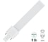 Лампа FL-LED S-2P 9W 4000K G23 900Lm 33x21x236mm замена КЛЛ 11W 611147 1