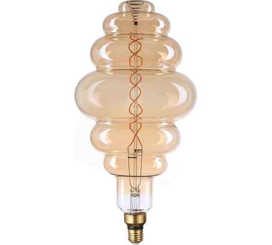Светодиодная лампочка HIPER VINTAGE FILAMENT FLEXIBLE MARSHMALLOW 8W 520Lm E27 120х275 AMBER HL-2213 1