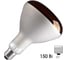 Инфракрасная лампа FL-LED FL-IR R125 150W RED E27 230V красное стекло 609830 1