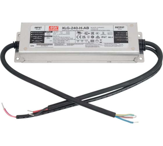 Блок питания Mean Well XLG-240-H-AB AC-DC 239.6Вт Т03490099