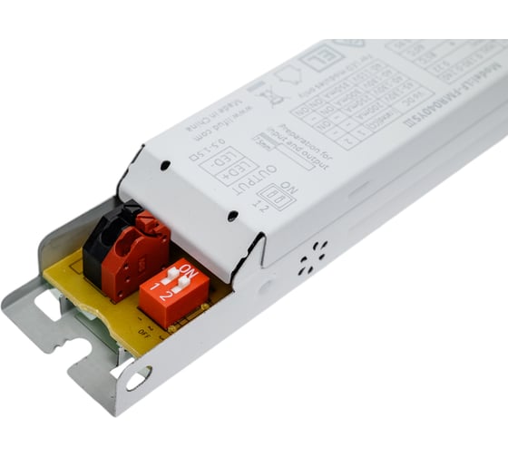 LED-драйвер Lifud 40Вт, вх 220-240VAC, вых 200-350мА 40-130VDC, неизолир, металл LF-FMR040YSIII 2016421722