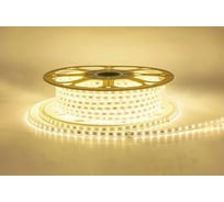 Светодиодная лента Apeyron 220В,6Вт/м, smd2835, 60д/м, IP65 ПВХ, 400Лм/м, размер 10х7мм, 50м, 3000К / 17-44