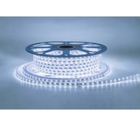 Светодиодная лента Apeyron 220В, 6Вт/м, smd2835, 60д/м, IP65 ПВХ, 400Лм/м, размер 10х7мм, 50м, 6500К / 17-42