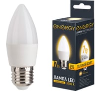 Лампа светодиодная Energy LED С37-7-E27-3000 109298