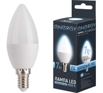 Лампа светодиодная Energy LED С37-7-E14-6500 109290