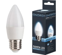Лампа светодиодная Energy LED С37-10-E27-6500 109303