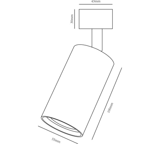 Трековый светильник Arte Lamp RIDGE A1518PL-1BK