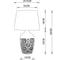 Настольная лампа Arte Lamp TWILLY A4237LT-1GY 7