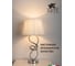 Настольная лампа Arte Lamp ESTELLE A1806LT-1CC 2