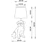 Настольная лампа Arte Lamp BOBBY A1512LT-1BK 5