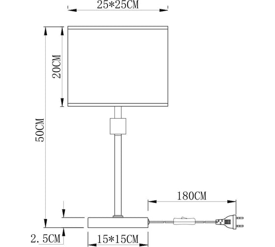 Настольная лампа Arte Lamp NORTH A5896LT-1PB