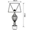 Настольная лампа Arte Lamp SUPERB A3752LT-1WH 5