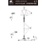 Торшер Arte Lamp GRACIE A7301PN-1PB 6