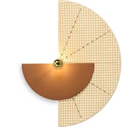 Настенный светильник (бра) Freya Carry черный и золото FR5487WL-01G4