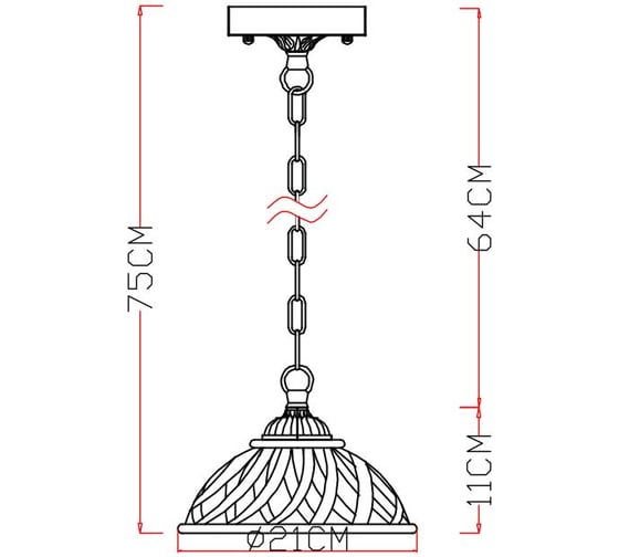 Подвесной светильник Arte Lamp TWISTED A5358SP-1WG