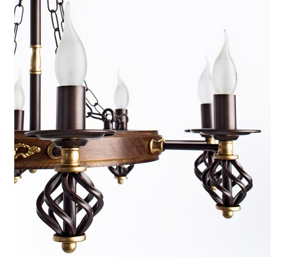 Подвесная люстра Arte Lamp CARTWHEEL A4550LM-8CK