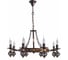 Подвесная люстра Arte Lamp CARTWHEEL A4550LM-8CK 1