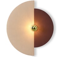 Настенный светильник (бра) Freya Carry черный и золото FR5487WL-01G1