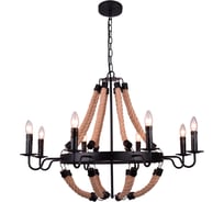 Подвесная люстра Arte Lamp MARSIGLIA A8956LM-8BK