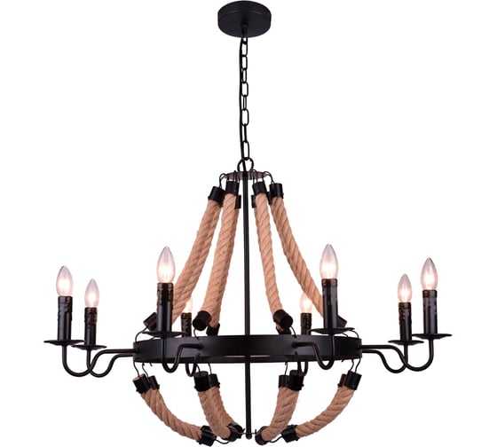 Подвесная люстра Arte Lamp MARSIGLIA A8956LM-8BK 1