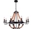 Подвесная люстра Arte Lamp MARSIGLIA A8956LM-8BK 1