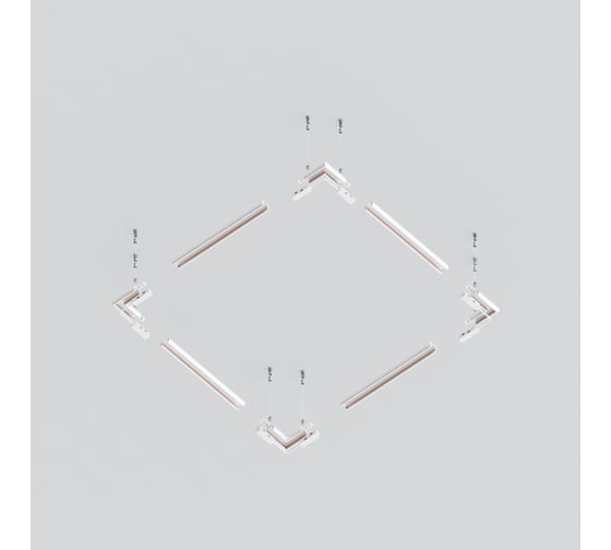 Шинопровод MAYTONI EXILITY 2м, низкопрофильный, подвесной, круглый TRXM034-R-412W