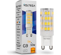 Светодиодная лампа VOLTEGA Simple Capsule 5W, 3000K, G9 7185