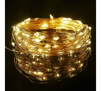 Фонарь на солнечной батарее Inbloom, 1.9м, 20LED, шампань, 1.2V 40mAh Ni-MH, ABS, PP, IP44 475-345