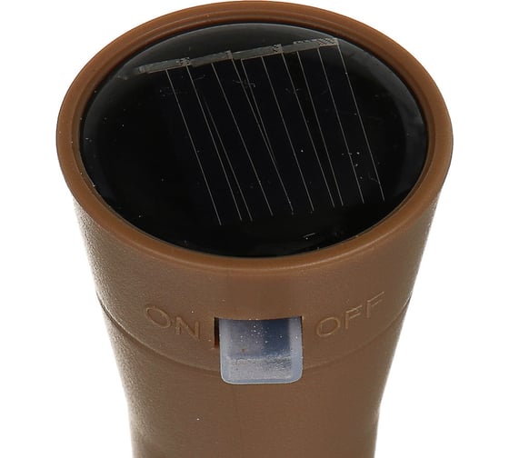 Фонарь на солнечной батарее Inbloom, 1.9м, 20LED, шампань, 1.2V 40mAh Ni-MH, ABS, PP, IP44 475-345