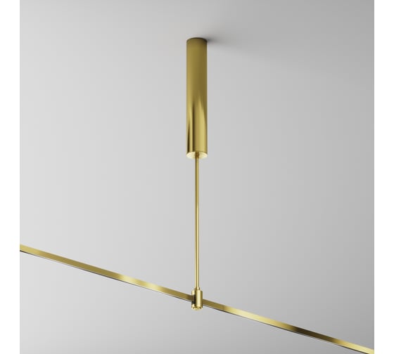 Основание потолочное MAYTONI Long 385 мм, для блока питания с вводом питания, латунь FLARITY TRA159C-BB1-BS