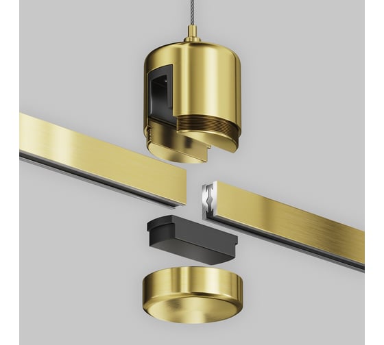 Подвес тросовый MAYTONI Hang с прямым коннектором питания, латунь FLARITY TRA157SW-IPC1-BS