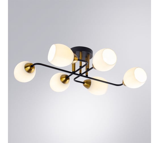 Потолочная люстра ARTE LAMP ANDREA A8141PL-6BK
