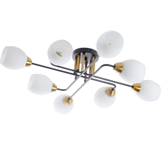 Потолочная люстра ARTE LAMP ANDREA A8141PL-8BK