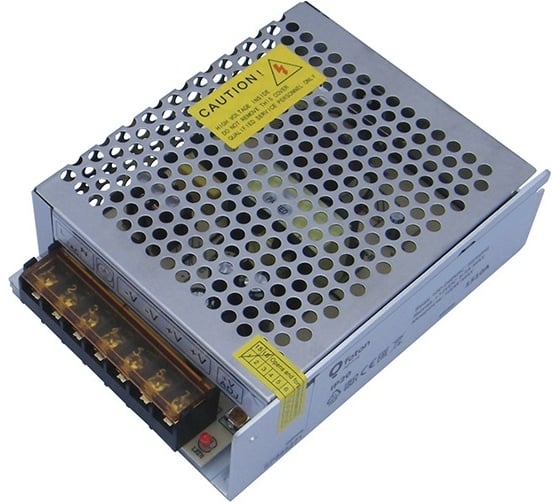 Трансформатор FL-LED FL-PS SLV12120 Pout=120Вт, Uout=12В, Uin=175-240В, IP20, 129x98x40мм, 300г - метал. 602244
