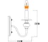 Бра Arte Lamp PASSONI A6097AP-1PB 5