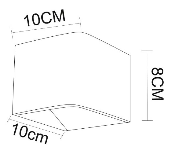 Настенный светильник Arte Lamp SCATOLA A1423AP-1BK