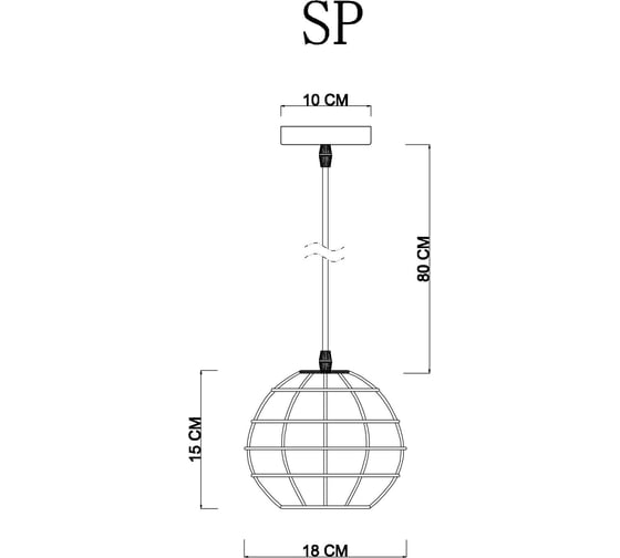 Подвесной светильник Arte Lamp SPIDER A1110SP-1WH