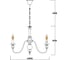 Подвесная люстра Arte Lamp PASSONI A6097LM-6PB 5