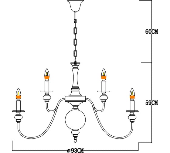 Подвесная люстра Arte Lamp PASSONI A6097LM-15PB